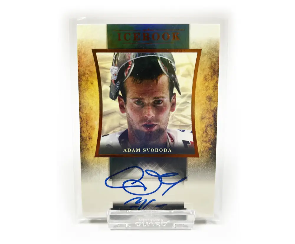 Adam Svoboda Icebook Autographed 4/5