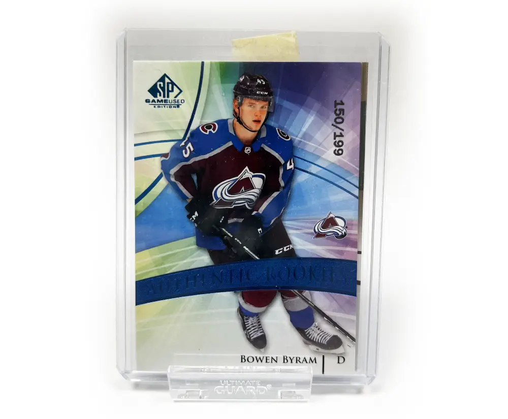 Bowen Byram SP Game Used Authentic Rookies 150/199