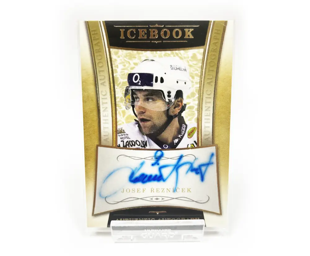 Josef Řezníček Icebook Authentic Autograph 4/20