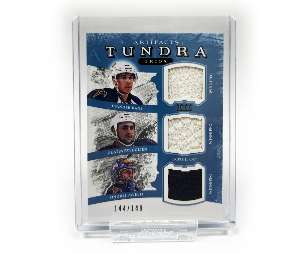 Artifacts Tundra Trios Evander Kane, Dustin Byfuglien, Ondřej Pavelec Triple Jersey 144/149