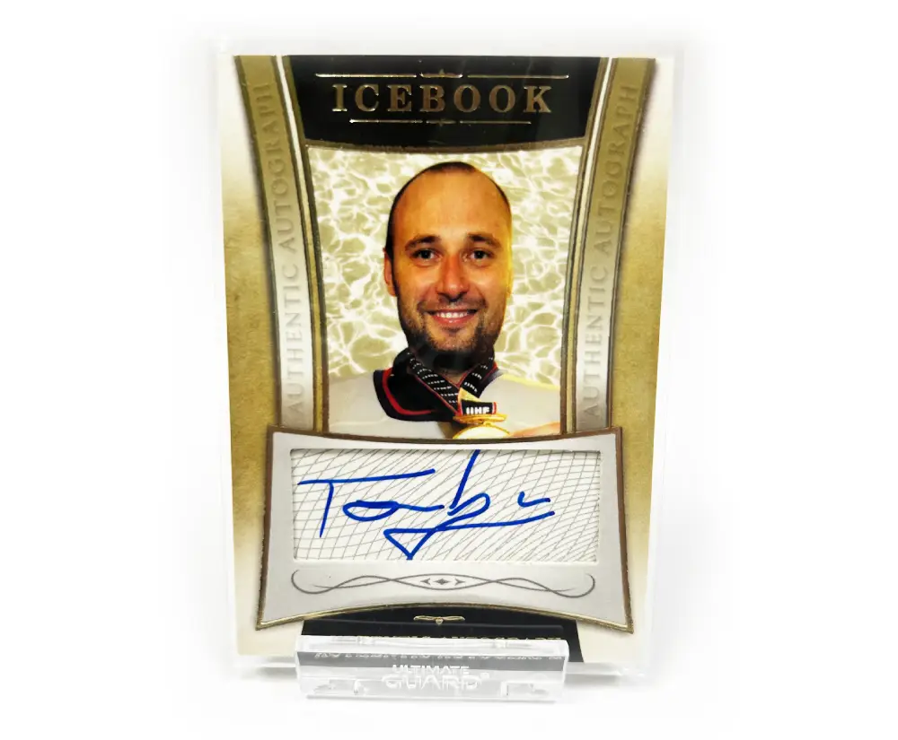 Tomáš Vokoun Icebook Authentic Autograph 6/20