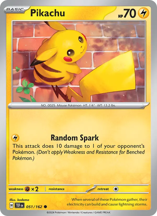Pokémon TCG: Pikachu (051) - Cosmos Holo