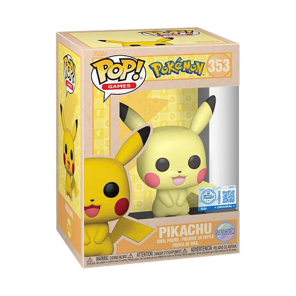 Funko POP Games: Pokemon - Pikachu (Soft Color)