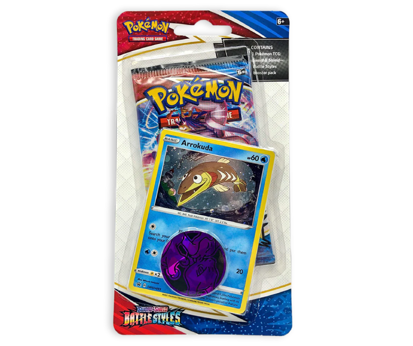 Pokémon TCG: Battle Styles Checklane Blister - Arrokuda