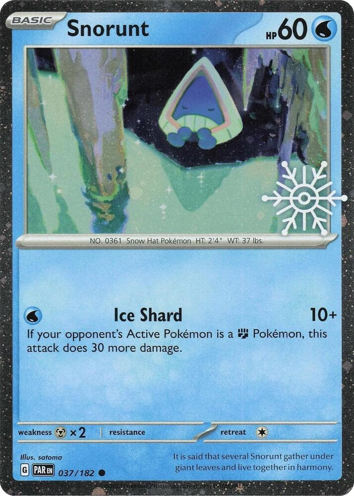 Pokémon TCG: Snorunt (037) - Cosmos Holo