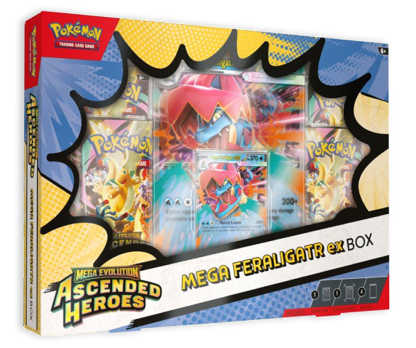 Pokémon TCG: Ascended Heroes Mega Feraligatr ex Box